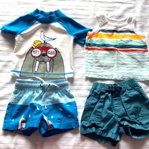 Set of Swim wear and 1 set of sleeveless